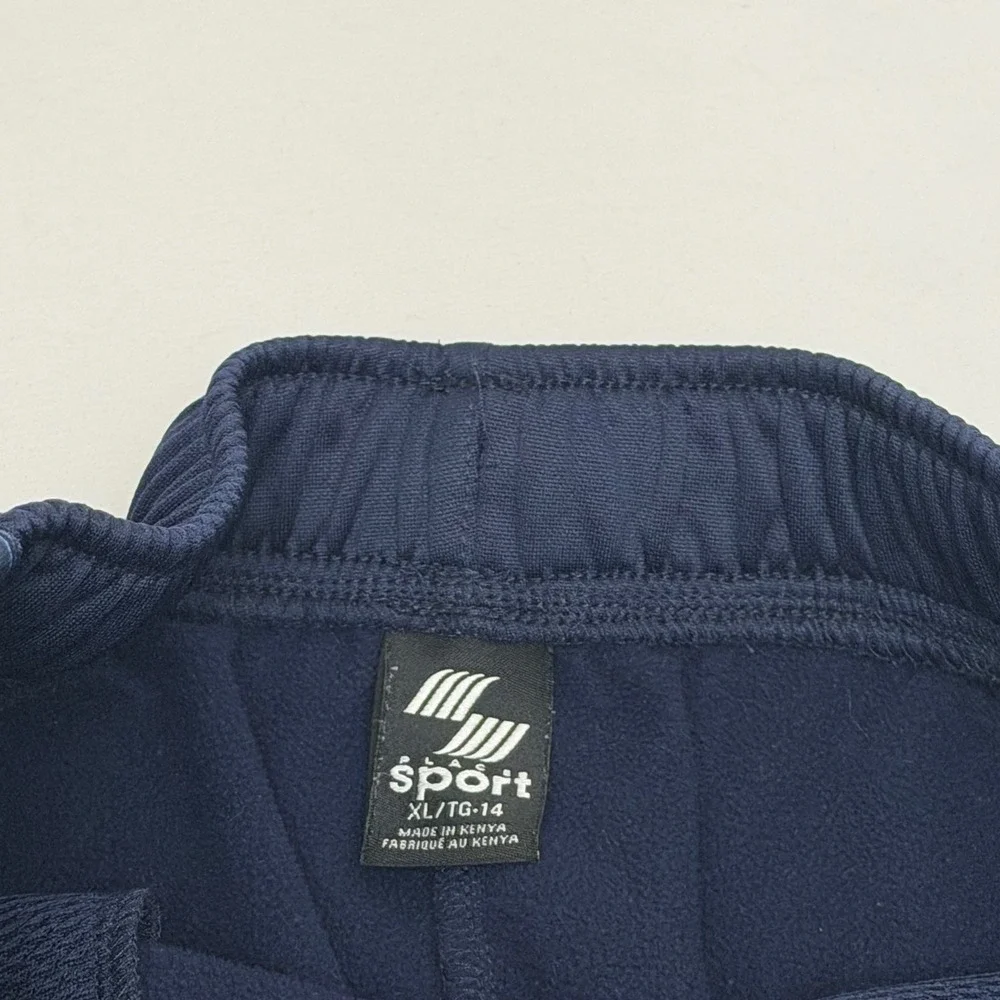 The Childrens Place Sport Boys XL 14 Navy Blue Marble Stripe Fleece Joggers